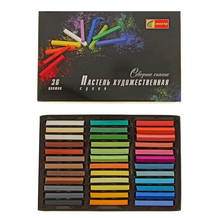 Пастель сухая "Северное Сияние" 36 цветов | Креатто