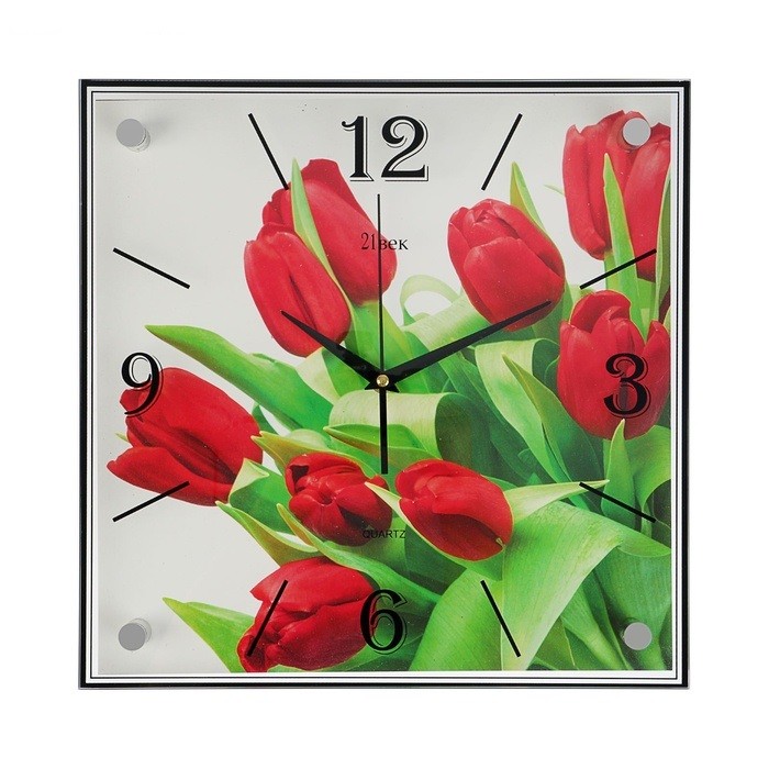 Часы настенные «Тюльпаны» | 21 век