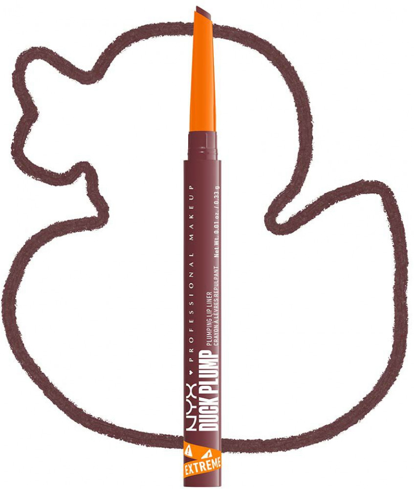 Карандаш-плампер для губ «Duck Plump Plumping Lip Liner», тон 04 Fill' Em-In | NYX