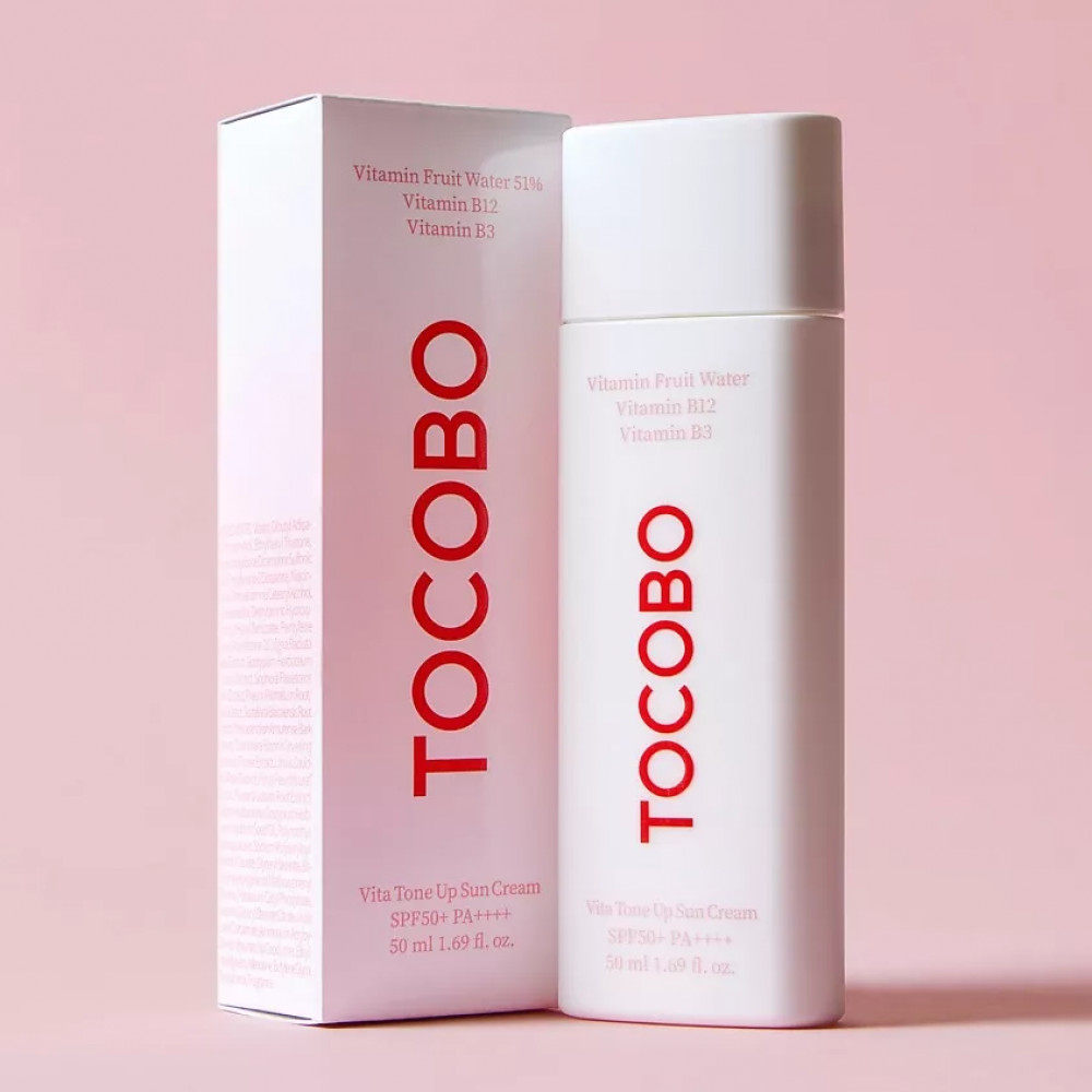 Солнцезащитный крем для лица «Vita Tone Up Sun Cream» SPF50+ PA++++ | Tocobo