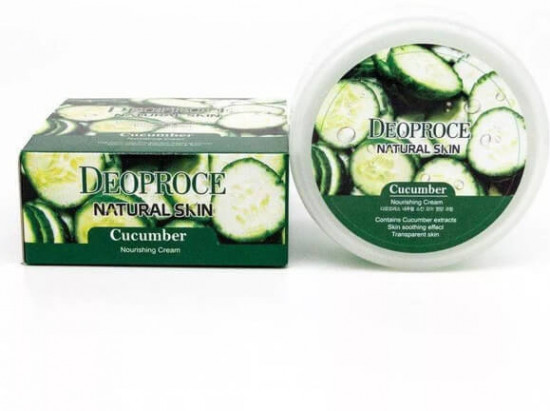 Увлажняющий крем для лица с экстрактом огурца «Natural Skin Cucumber Nourishing Cream»