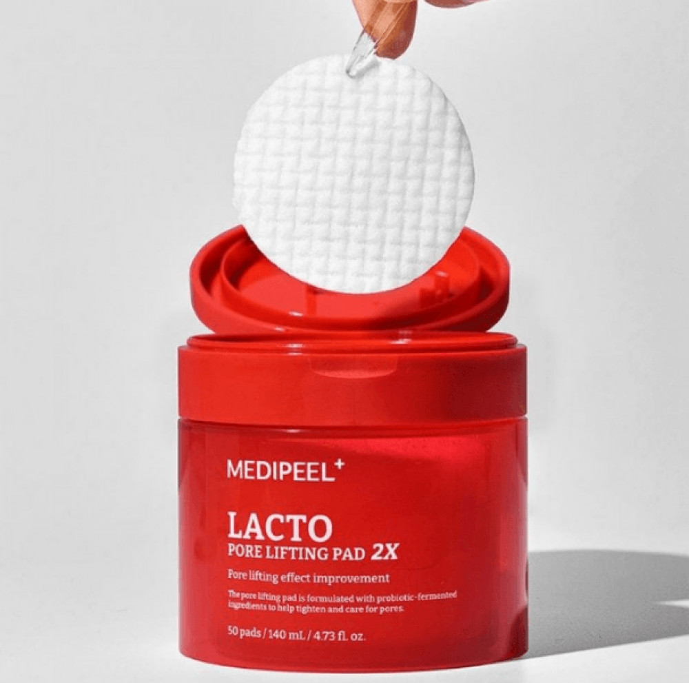 Лифтинг-пэды для сужения пор с коллагеном «Lacto Pore Lifting Pad 2X» | Medi Peel
