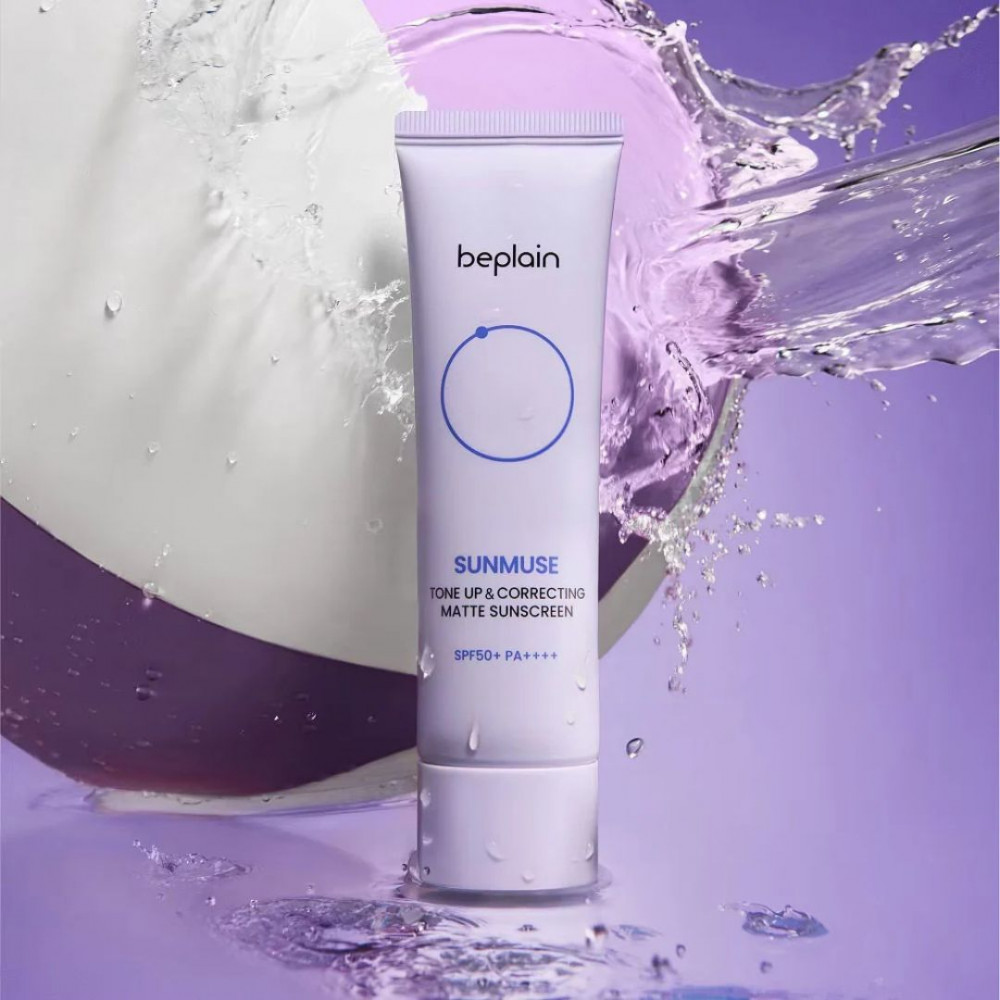 Солнцезащитный тонирующий крем «Sunmuse Tone-Up & Correcting Matte Sunscreen» | Beplain