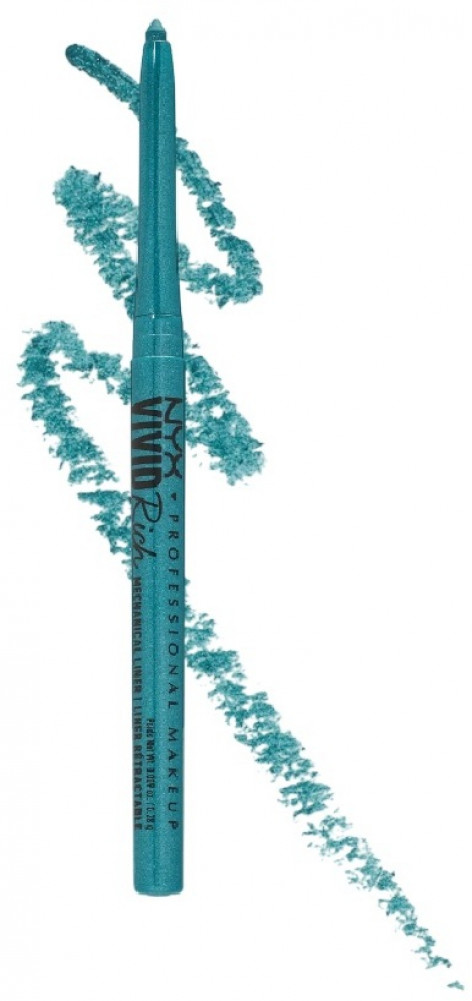 Карандаш для глаз автоматический «Vivid Rich», оттенок 13 Aquamarine Dream | NYX