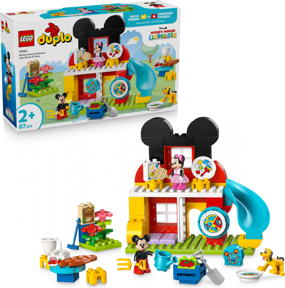 Конструктор Duplo 10465 Клуб Микки Мауса с Минни и Плуто. Mickey Mouse Clubhouse with Minnie & Pluto | LEGO Duplo | LEGO (ЛЕГО)