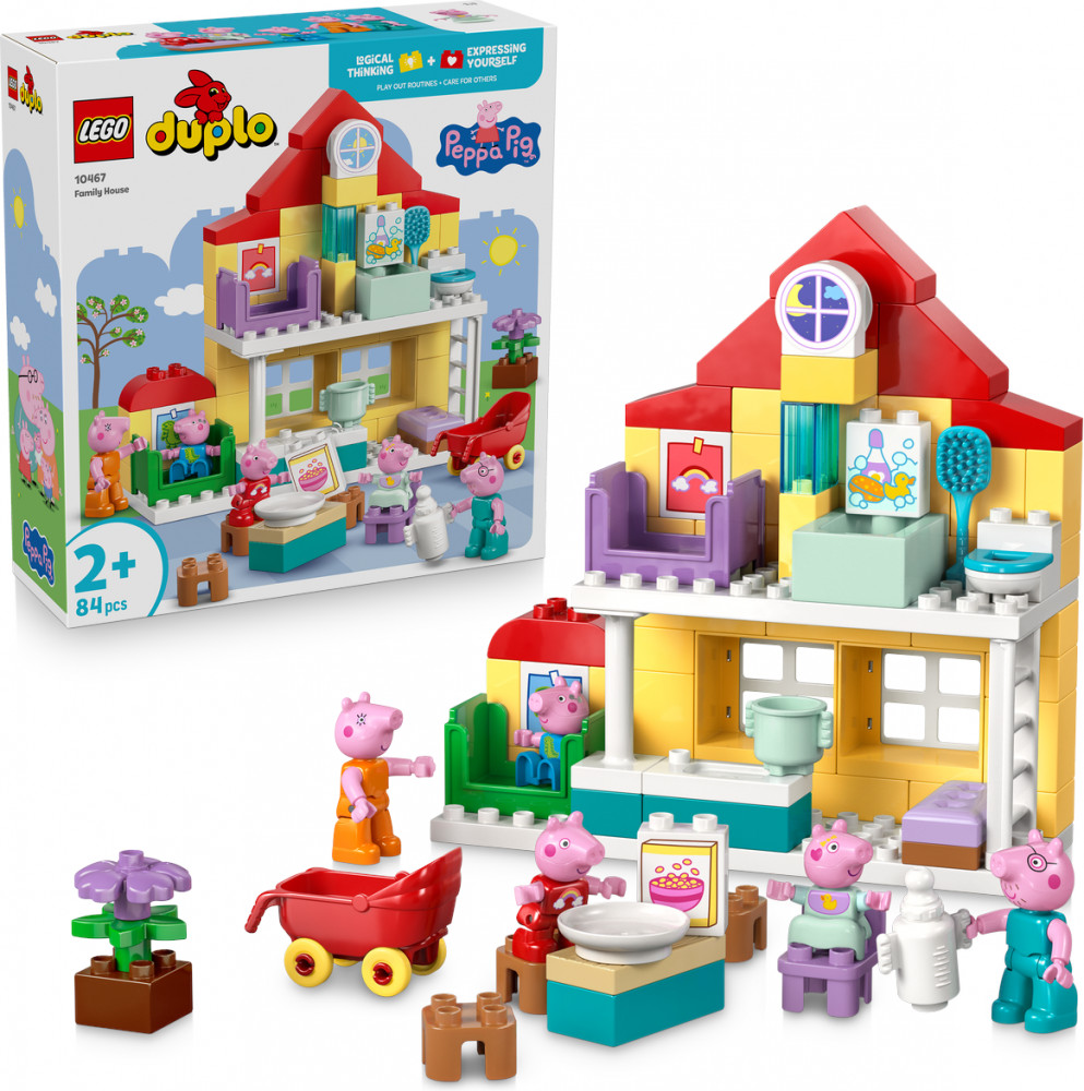 Конструктор Duplo 10467 Семейный дом Свинки Пеппы. Family House | LEGO Duplo | LEGO (ЛЕГО)