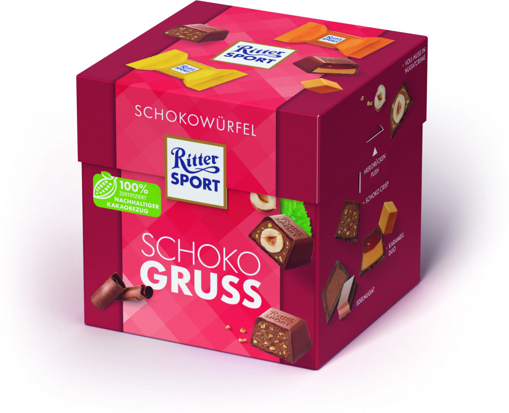 Набор конфет из молочного шоколада «Schoko gruss» | Ritter Sport
