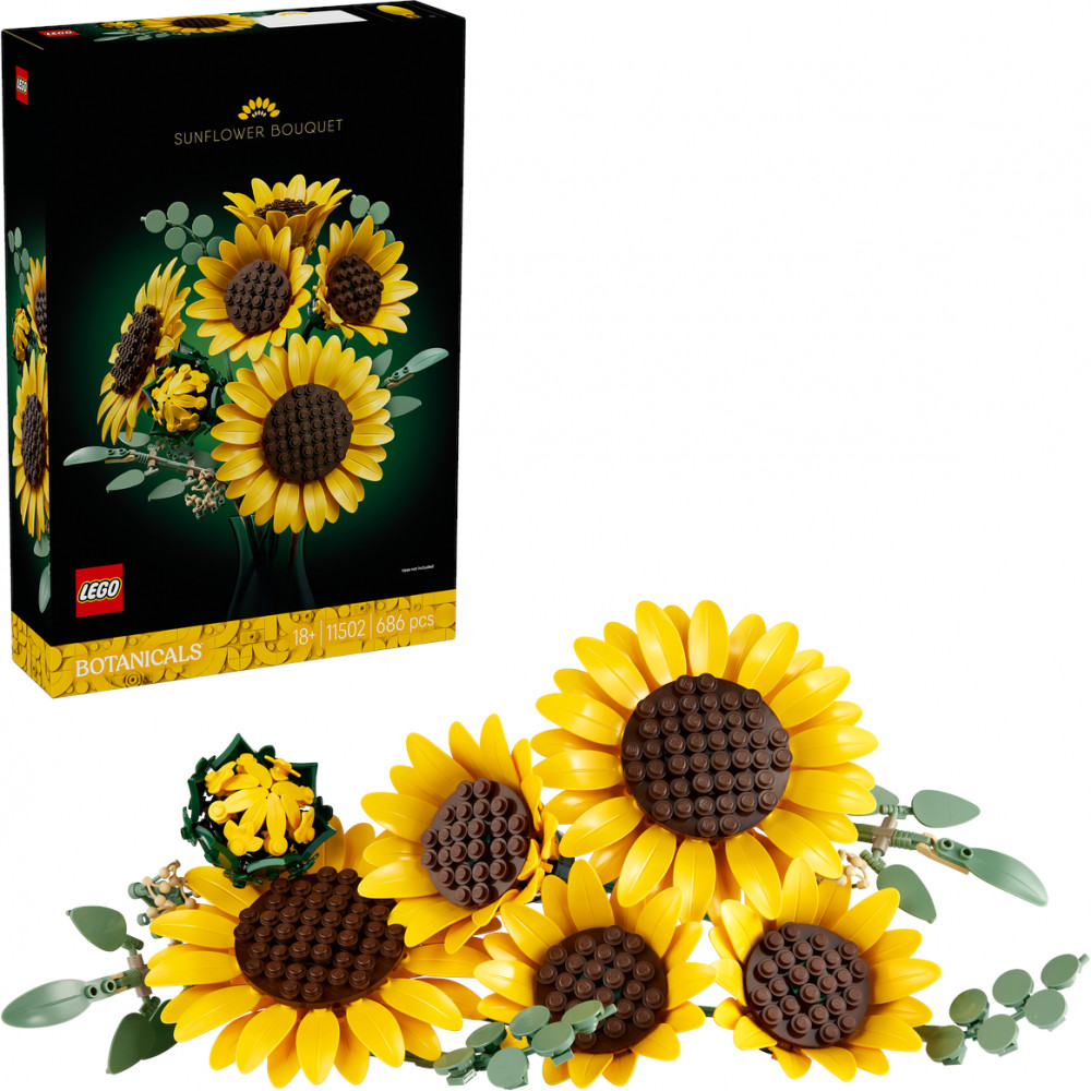 Конструктор Botanicals 11502 Букет подсолнухов. Sunflower Bouquet | LEGO Botanicals | LEGO (ЛЕГО)