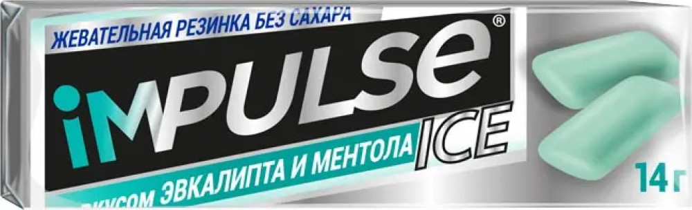 Жевательная резинка «Эвкалипт и ментол» | Ice | Impulse