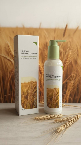 Увлажняющая пенка для умывания с овсяным молоком «Moisture Oat Milk Cleanser»