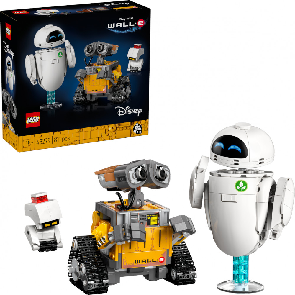 Конструктор Disney 43279 Валли и Ева. Wall-E and Eve | LEGO Disney | LEGO (ЛЕГО)