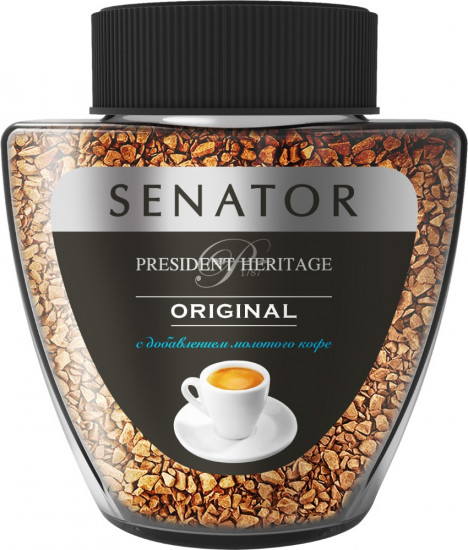 Кофе растворимый с молотым «President Heritage Original»