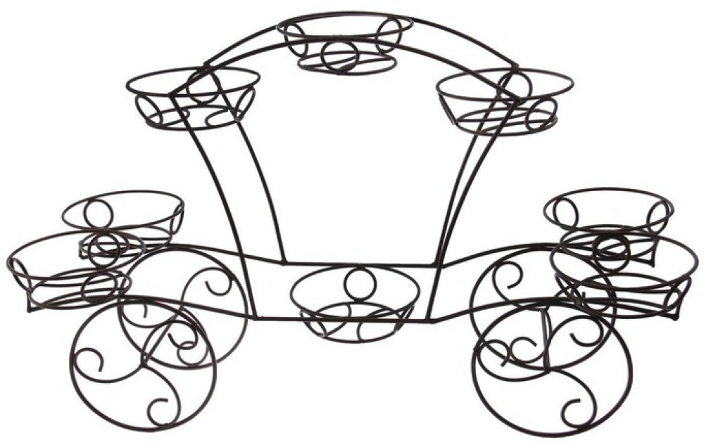 Подставка для цветов «Карета»