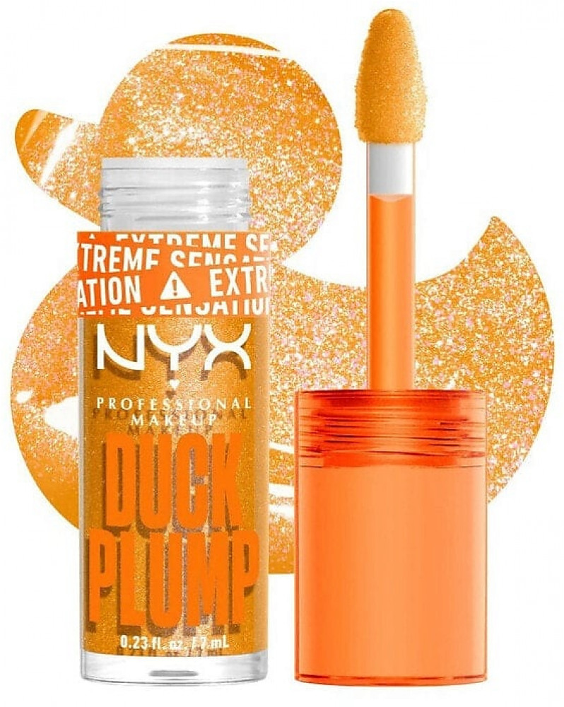 Блеск для губ для придания объема «Duck Plump High Pigment Lip Gloss», тон 22 Flippin’ Slime | NYX