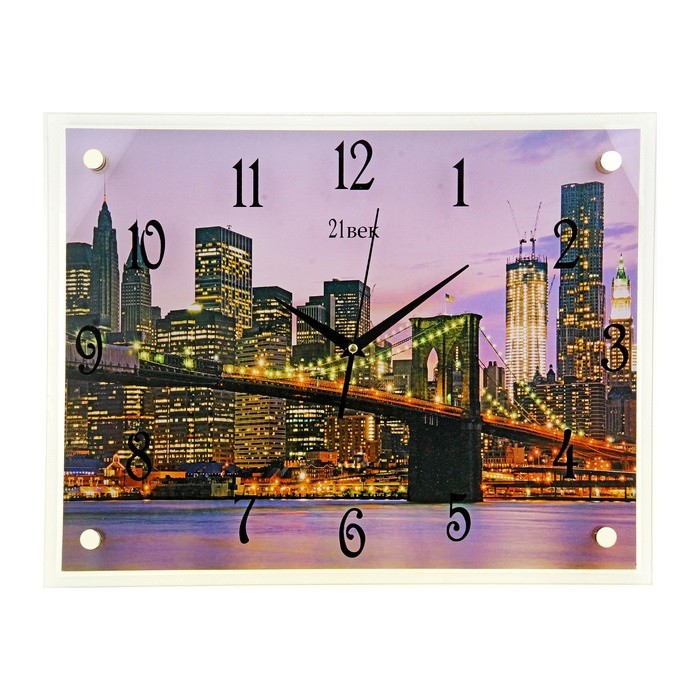 Часы настенные «Ночной город» | 21 век
