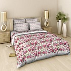 Комплект постельного белья «Розовый сон» (рис. 326, 1,5-спальный, поплин, 2 наволочки 70х70)