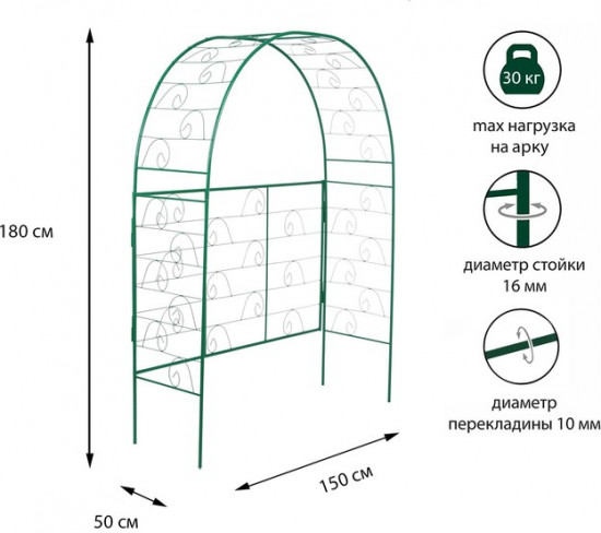 Арка садовая