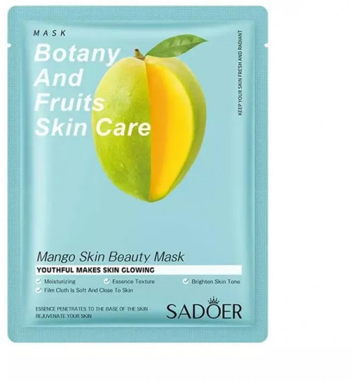 Маска для лица тканевая восстанавливающая «Mango Skin Beauty Mask»