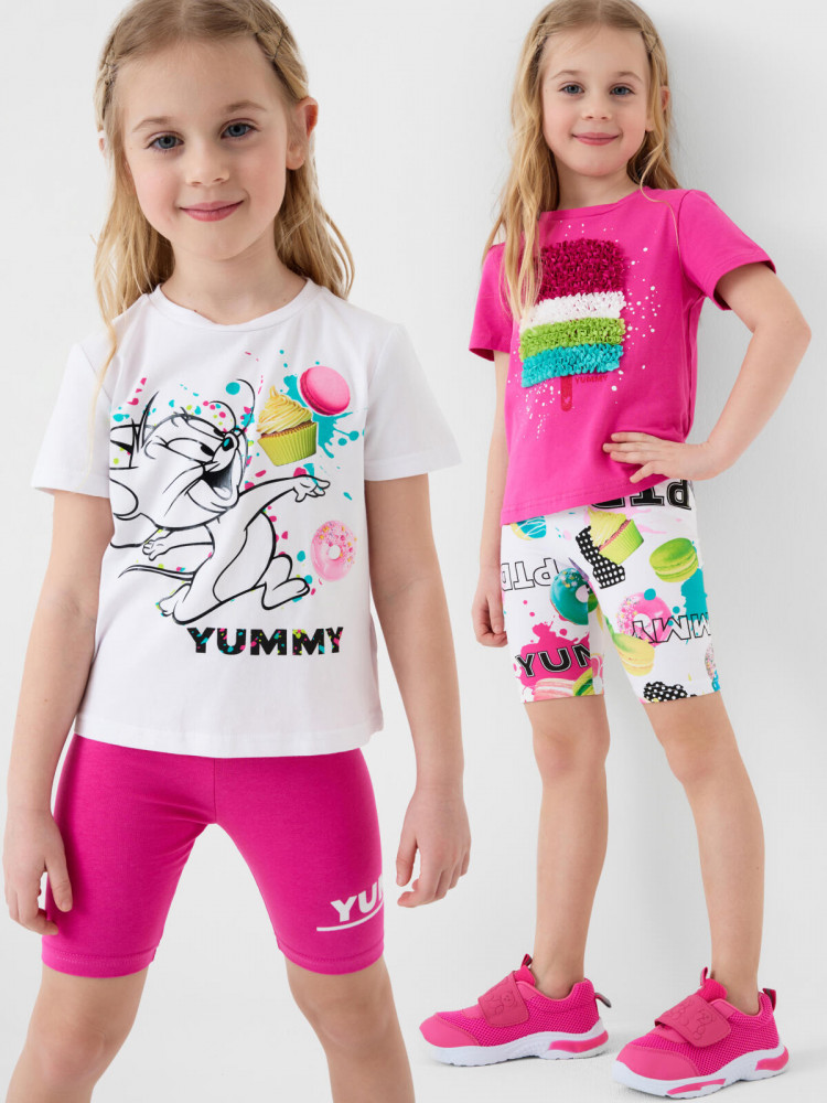 Комплект легинсов для девочек | Yummy | PlayToday
