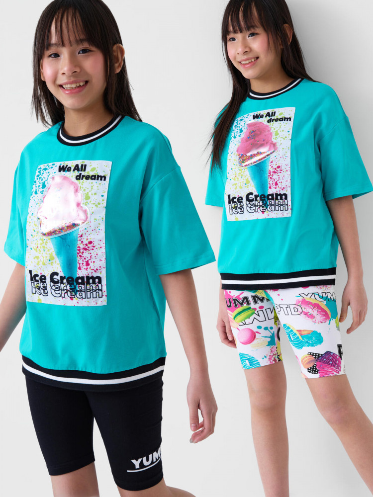 Комплект легинсов для девочек | Yummy | PlayToday