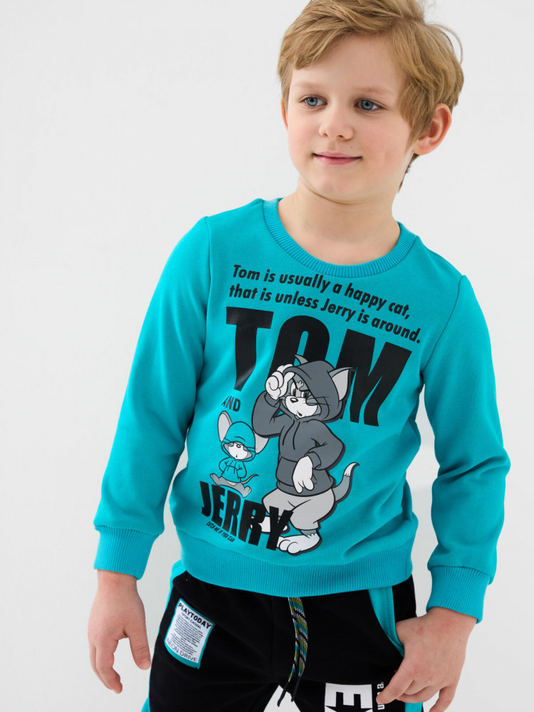 Свитшот для мальчиков | Neon Racer | PlayToday