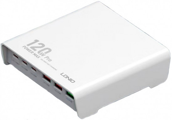 Комплект СЗУ Ldnio Q605 120W 3xUSB+3xType-C порты