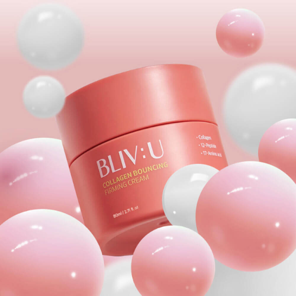 Коллагеновый крем для упругости кожи с пептидами «Collagen Bouncing Firming Cream» | BLIV:U