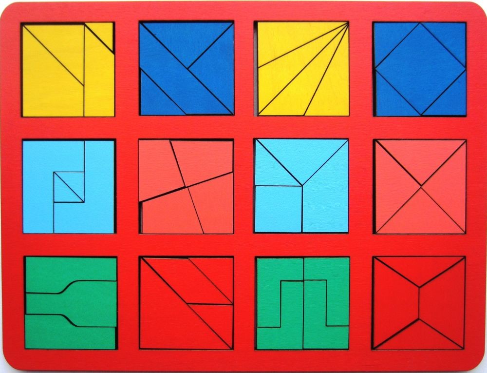 «Сложи квадрат» Б.П.Никитин, 2 уровень (макси) | SmileDecor