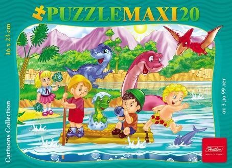 Пазл-maxi «Динопарк» | Cartoons Collection | Hatber