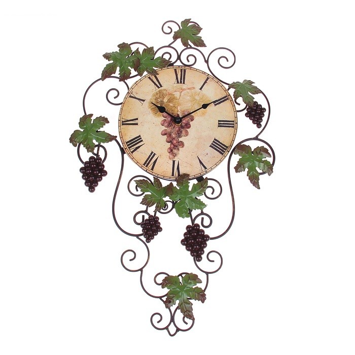 Часы настенные «Виноградная лоза»