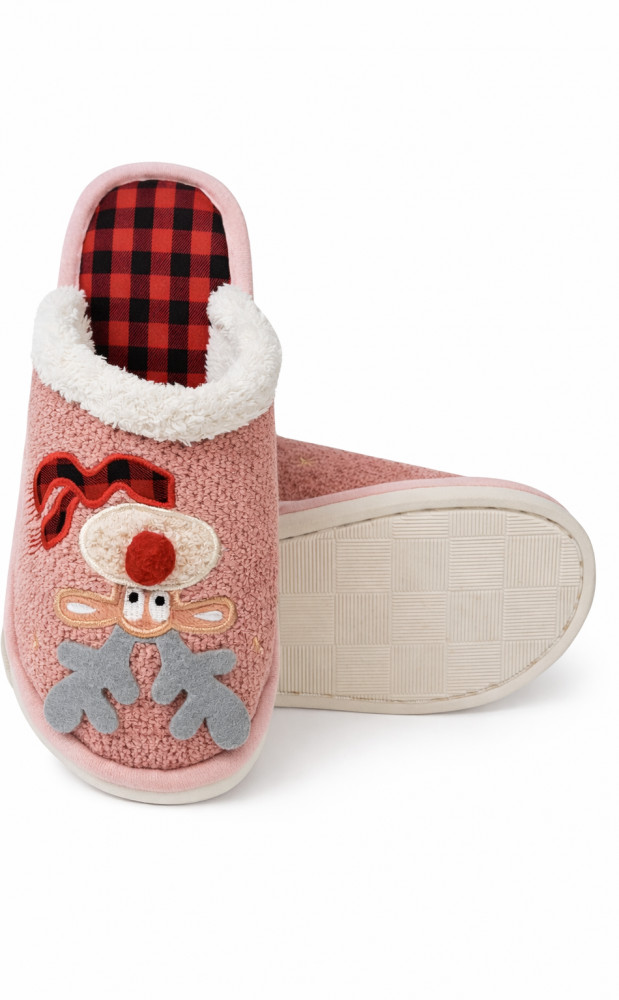 Тапочки домашние «Олень» | Комфорт Маркет