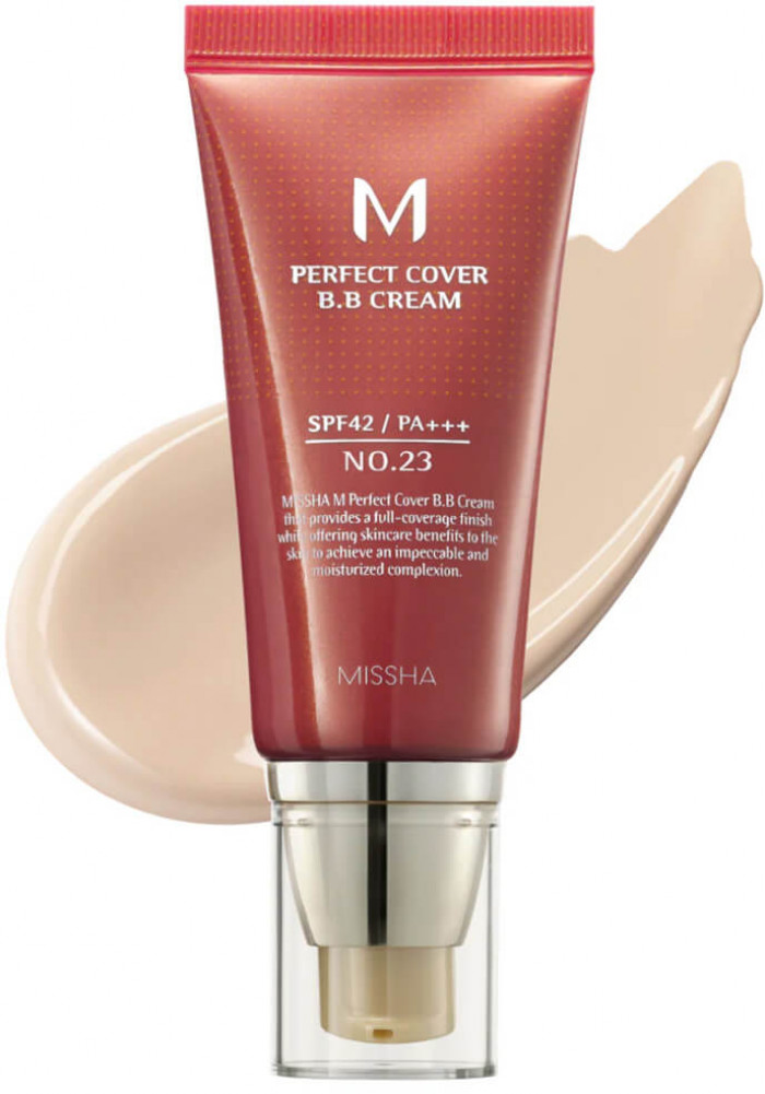 BB-крем для лица «M Perfect Cover B.B Cream», оттенок 23 | Missha