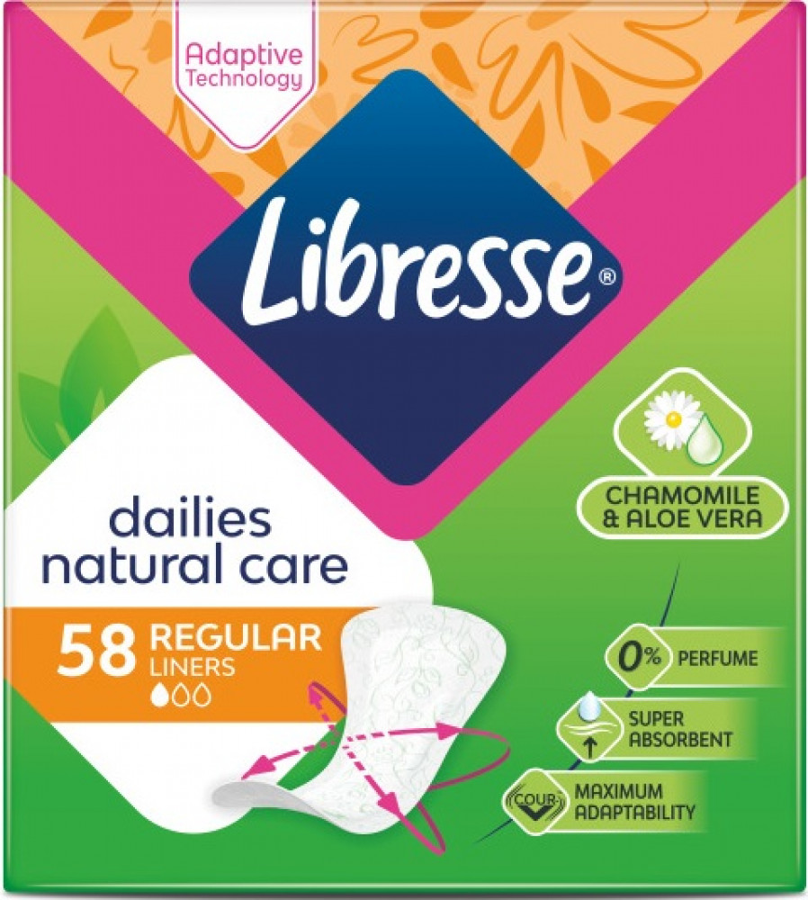 Ежедневные прокладки «Natural Care Regular» | Libresse
