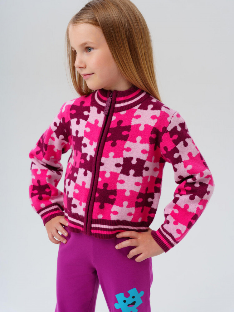 Кардиган для девочек | Puzzle | PlayToday