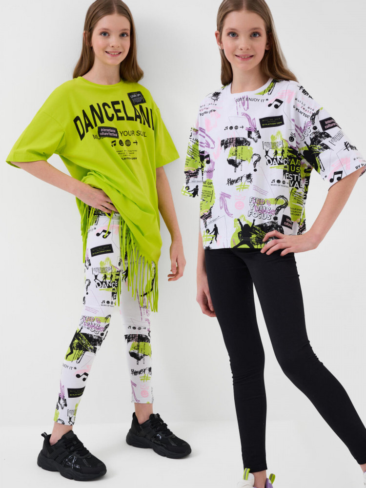 Комплект легинсов для девочек | Dddnc | PlayToday