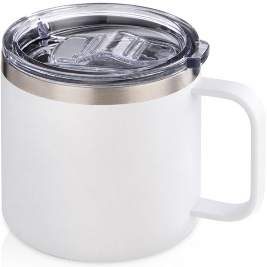 Кружка стальная с крышкой слайдером «Alaska»