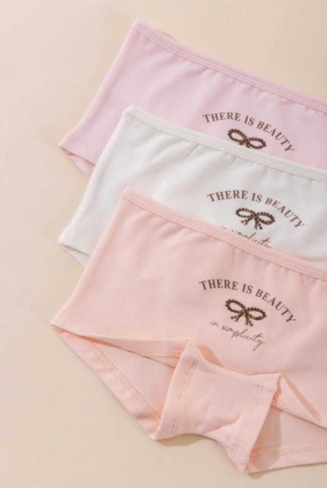 Трусы-шорты для девочек комплект | Baykar