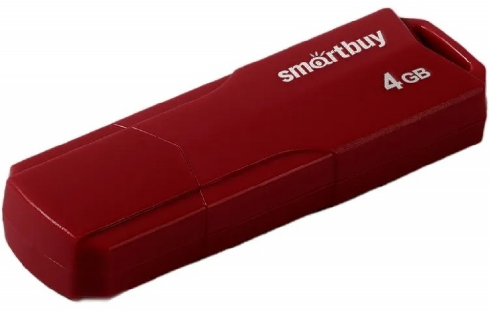 USB-накопитель 4GB Clue Burgundy | Smartbuy