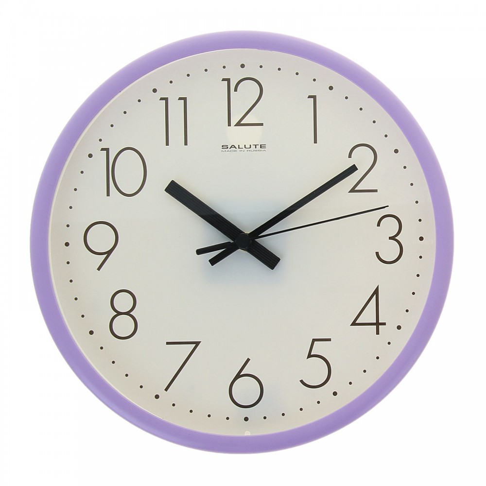 Часы настенные «Сиреневая классика» | Салют
