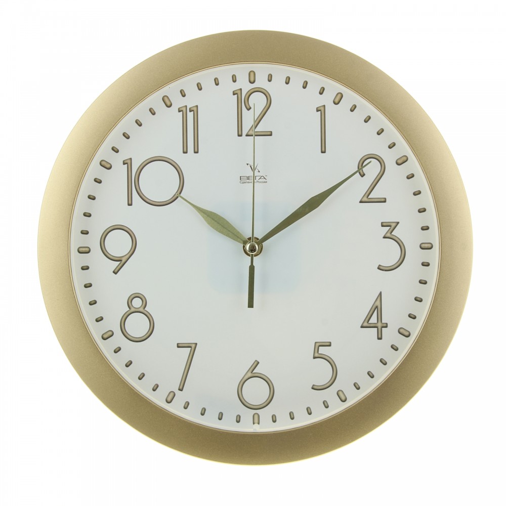 Часы настенные «Классические», золото | ВеГа