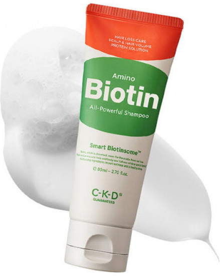 Укрепляющий шампунь против выпадения волос с биотином «Amino Biotin All-Powerful Shampoo»