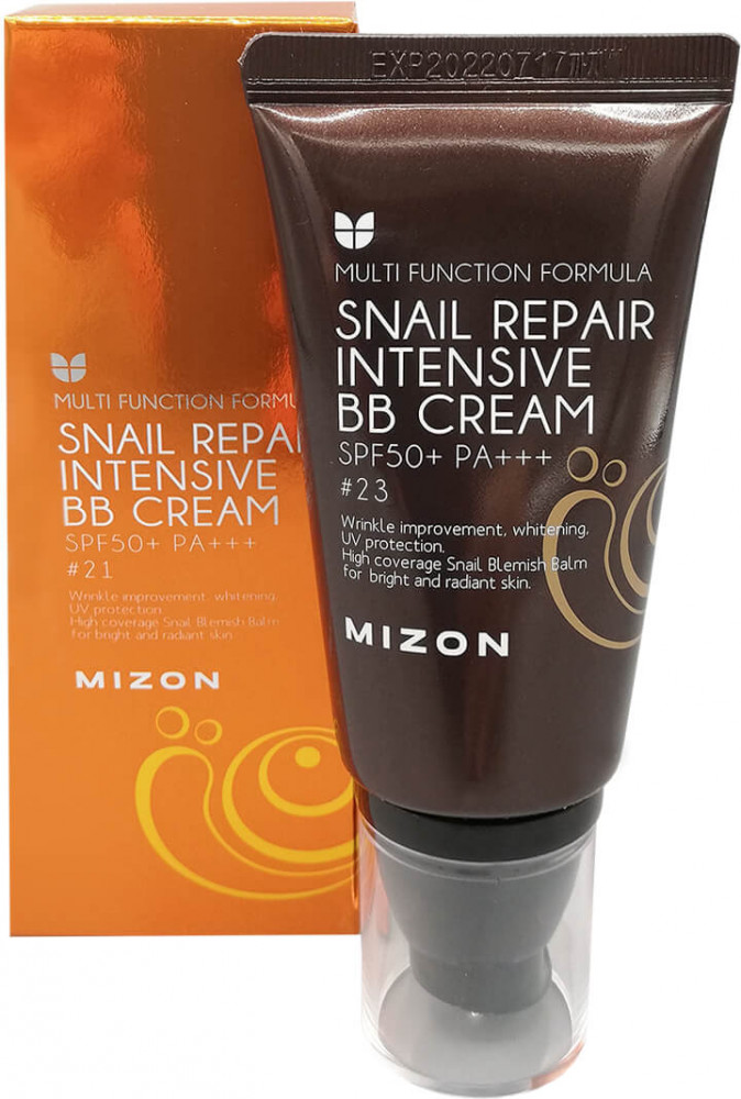 BB-крем с муцином улитки «Snail Repair Intensive BB Cream» SPF50+ PA+++ | Mizon