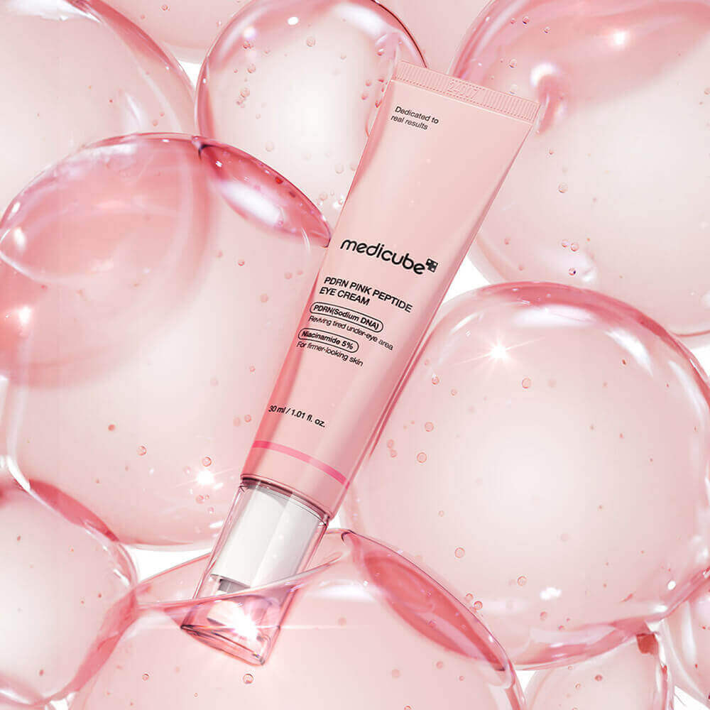 Крем для век против морщин и темных кругов «PDRN Pink Peptide Eye Cream» | Medicube