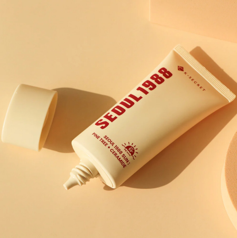 Солнцезащитный крем с керамидами и экстрактом сосны «Seoul 1988 Sun:Pine Tree+Ceramide» | K-Secret