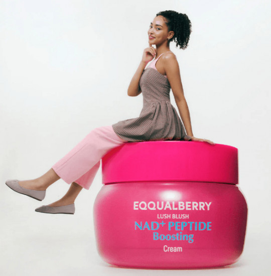 Укрепляющий крем для лица с NAD+ и пептидами для лифтинга и сияния «Lush Blush NAD+PEPTIDE Boosting Cream»