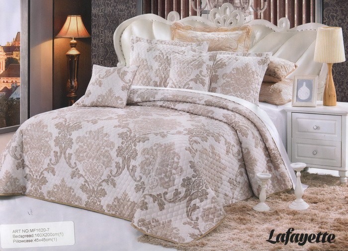 Покрывало «Lafayette» (арт. MF2426-07, суперевро, размер 240х260, 2 наволочки 50х70 и 2 наволочки 45х45) | Lafayette | ТекстильГрупп