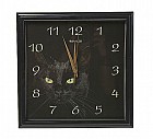 Часы настенные «Черная кошка»