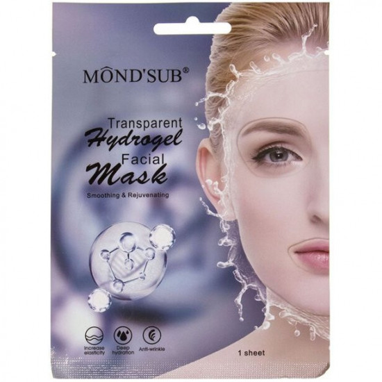 Маска для лица гидрогелевая прозрачная «Transparent Hydrogel Facial Mask»