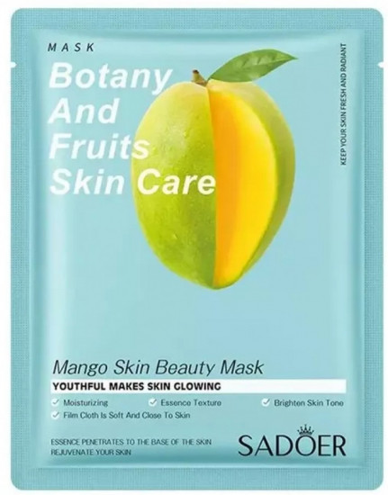 Маска для лица тканевая восстанавливающая «Mango Skin Beauty Mask»