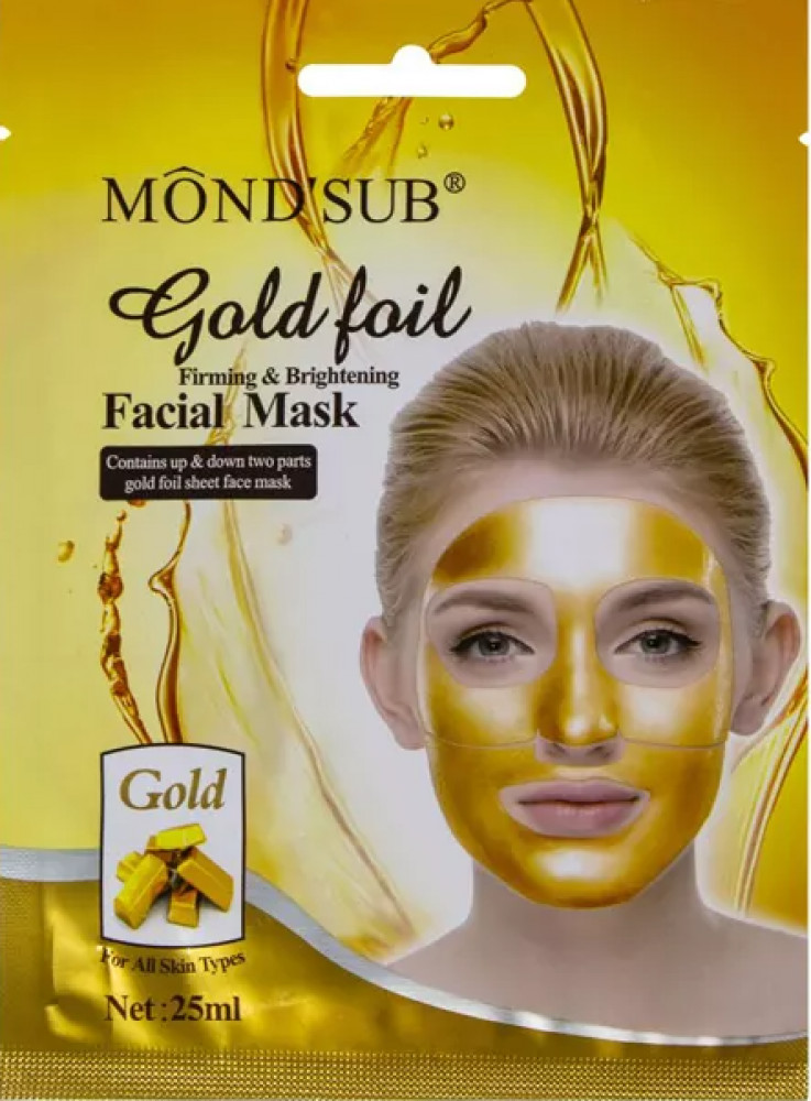 Маска для лица «Gold Foil Firming & Brightening Facial Mask» | MondSub